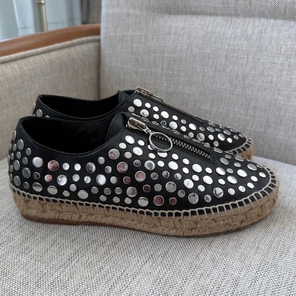 Alexander Wang - Leather Espadrilles - Picture 4 of 7